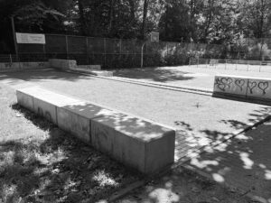 Bouleplatz (Pétanque) an der Wandse. Hamburg