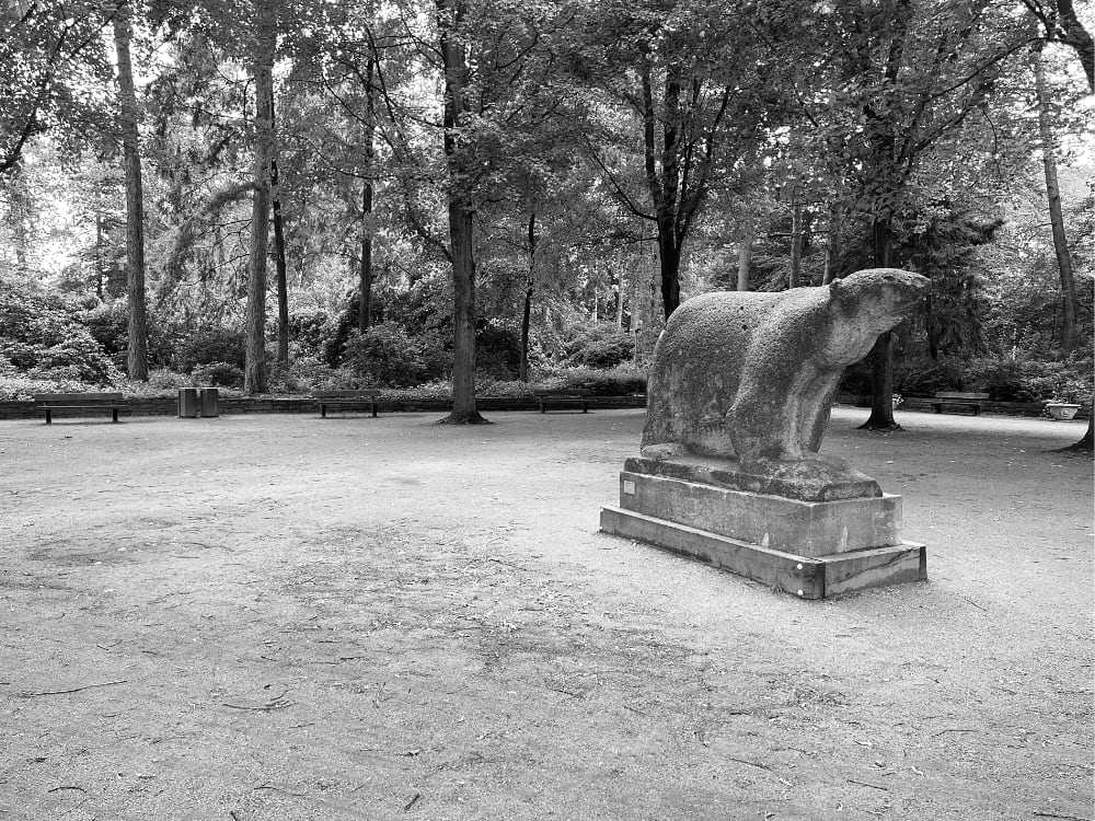 Bouleplatz (Pétanque) am Eisbären im Hamburger Stadtpark.