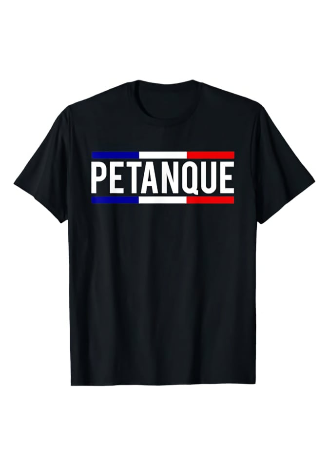 Pétanque T-Shirt, Frankreich. Herren und Damen.