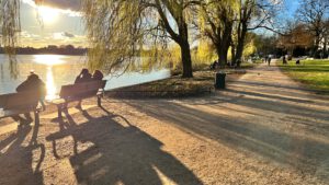 Aussenalster, Sunset