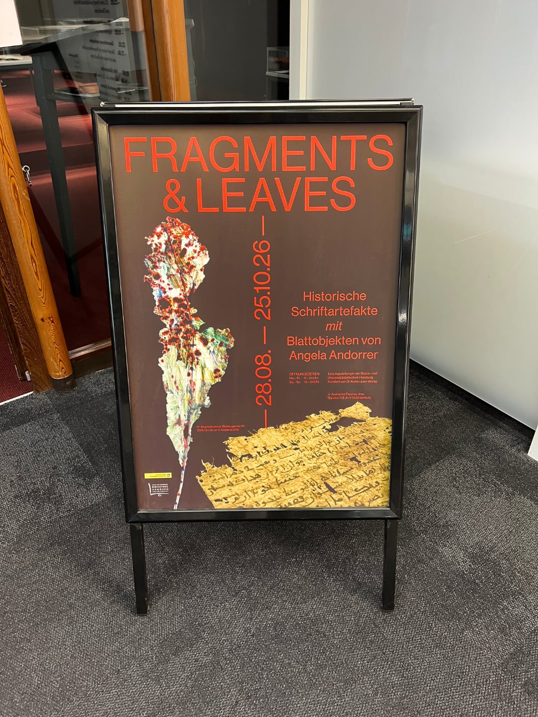 Leaves, Ausstellung Stabi, Von-Melle-Park